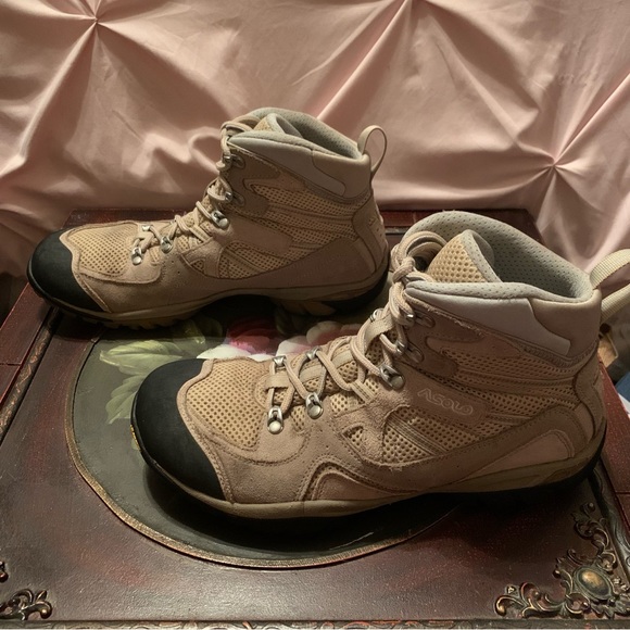 ASOLO Ellery Sand/ Dark Sand Hiking Boots Trail  Made in Romania ~ Women’s Sz 10 - Picture 5 of 9